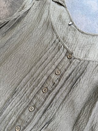 Top verde Massimo Dutti