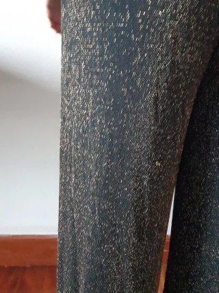 Mono fiesta negro y dorado Talla M