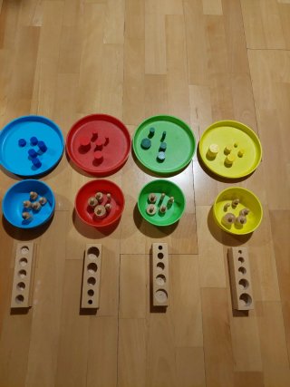 Juego Montessori Cilindros Colores