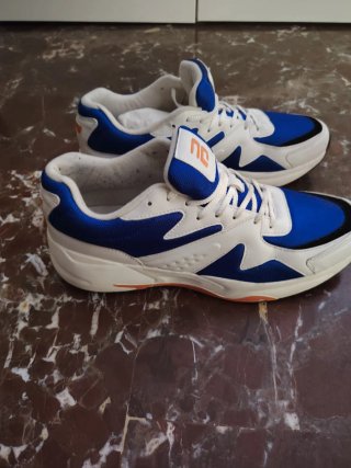 Zapatillas Pull&Bear Talla 46 Azul/Blanco