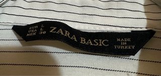 Blusa Zara Rayas Negras y Blancas