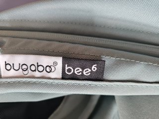 Capota Bugaboo Bee 3/5/6 Azul Vapor casi sin uso