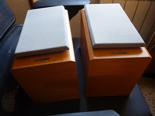 Altavoces Kenwood Marrones y Plateados