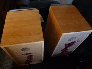 Altavoces Kenwood Marrones y Plateados
