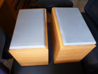 Altavoces Kenwood Marrones y Plateados