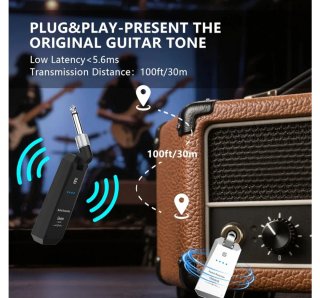 Getaria GWS-26 Sistema Inalámbrico Guitarra