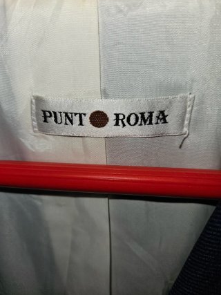 Chaqueta americana Punt Roma azul marino. Talla 44