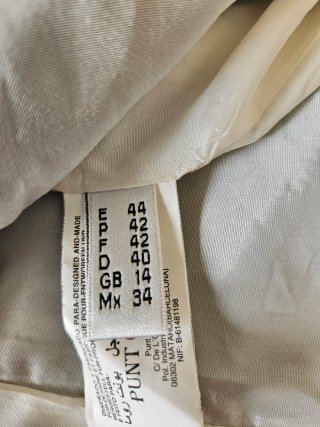Chaqueta americana Punt Roma azul marino. Talla 44