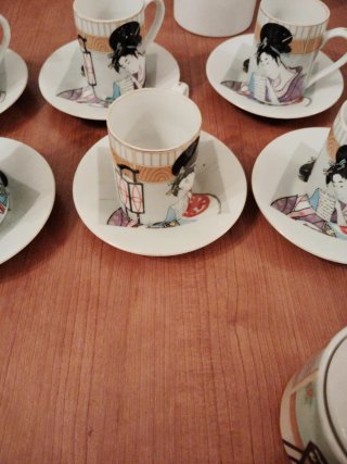 Juego de café porcelana chino