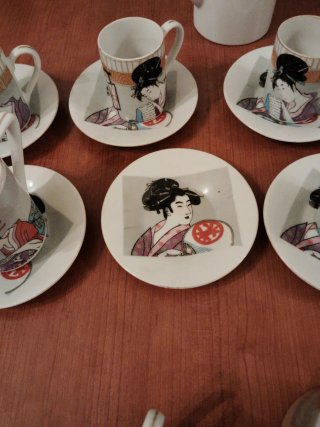 Juego de café porcelana chino