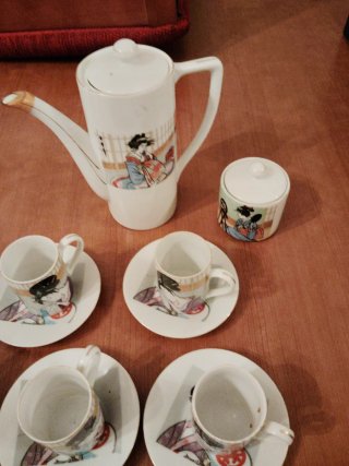 Juego de café porcelana chino