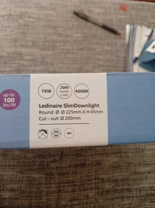 Foco LED Philips Ledinaire SlimDownlight