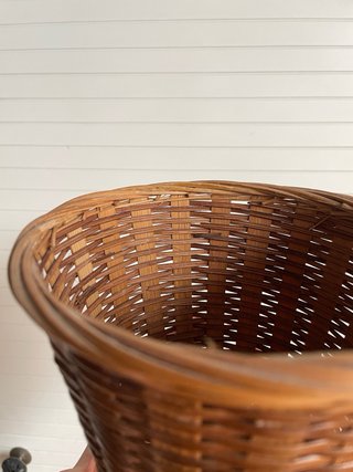 MINI CESTA MIMBRE RATÁN MARRÓN CESTITA PEQUEÑA