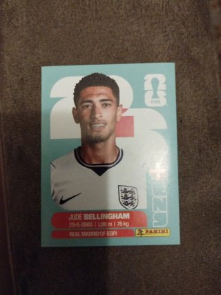 Carta Jude Bellingham Mundial FIFA