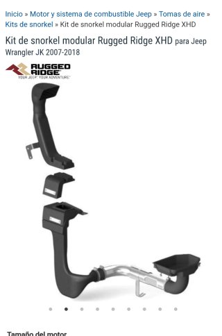 Snorkel Jeep JK 07-18 2.8 CRD Rugged Ridge