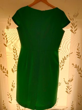 Vestido verde talla L del corte inglés