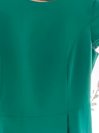 Vestido verde talla L del corte inglés