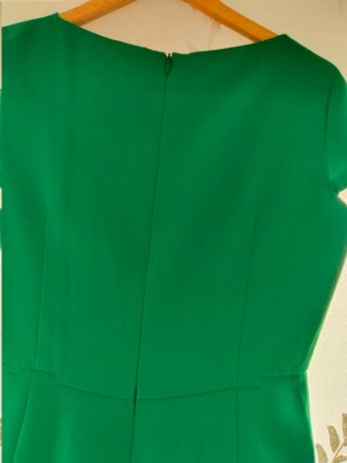Vestido verde talla L del corte inglés