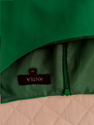 Vestido verde talla L del corte inglés