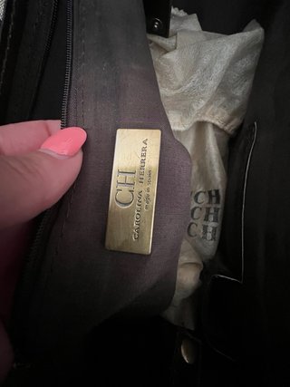 Bolso Carolina Herrera Original Beige/Marrón