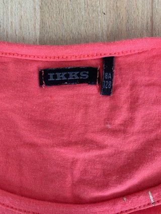 Vestido niña IKKS 8 años coral sombrillas