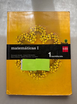 Matemáticas I 1 Bachillerato