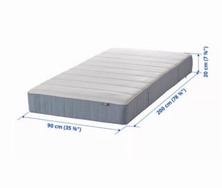 Cama IKEA 90x200 con Colchón