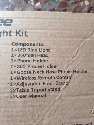 Aro de Luz LED LifeBee con Trípode y Mando.