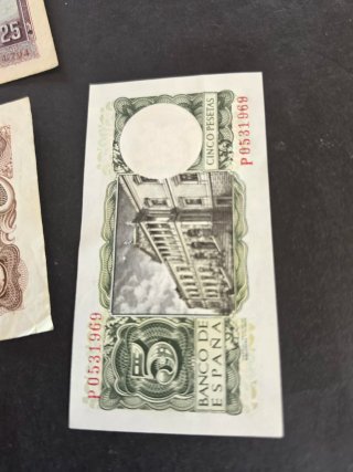 Lote Billetes Españoles historicos.