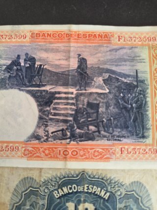 Lote Billetes Españoles historicos.