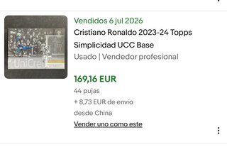 Cromos Topps Cristiano Ronaldo Momentos Icónicos