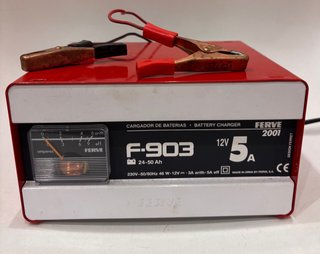 Cargador de Baterías FERVE F-903 12V 5A