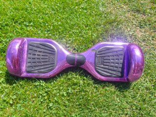 Hoverboard morado con Silla
