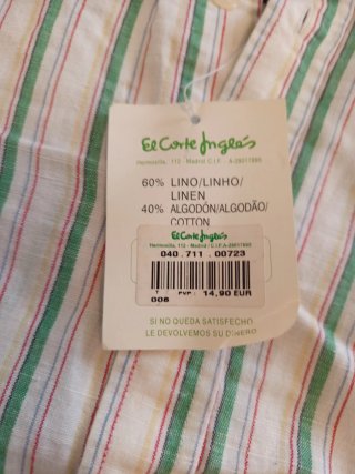 Conjunto Ropa Niño 7-8 Años Camisa y Pantalón
