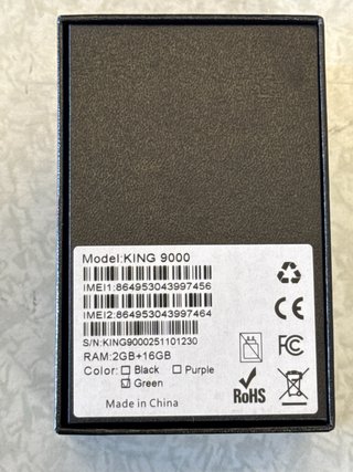 Servo King 9000 HD Cámara
