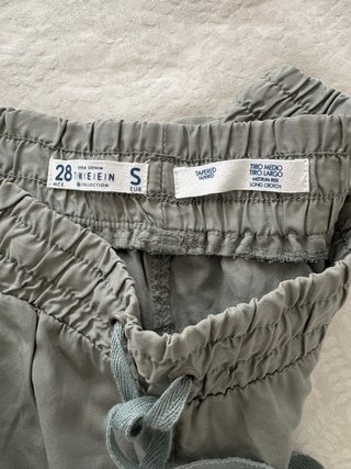 Pantalón cargo verde chica