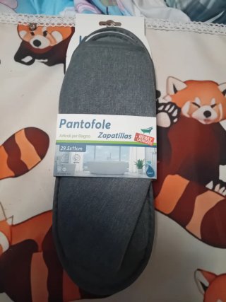 Pantofole da bagno 2 paia 29,5x11cm