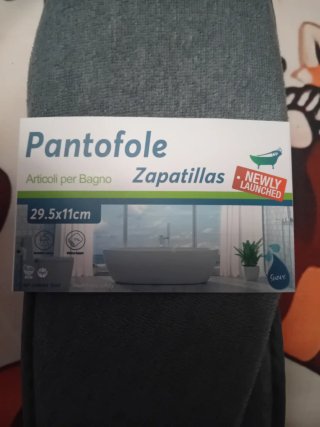 Pantofole da bagno 2 paia 29,5x11cm