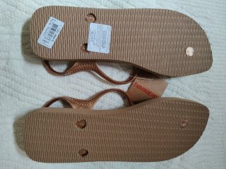 Chanclas Havaianas Doradas Talla 41