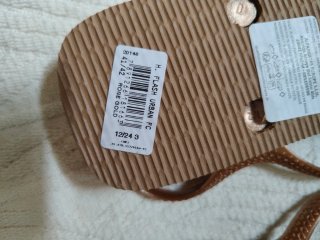 Chanclas Havaianas Doradas Talla 41