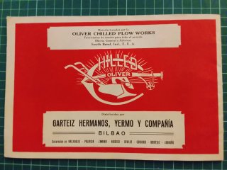 Catálogo agrícola Oliver años 20