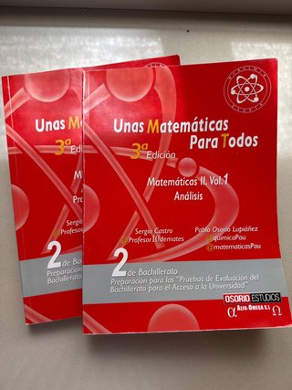 libros unas matematicas para todos