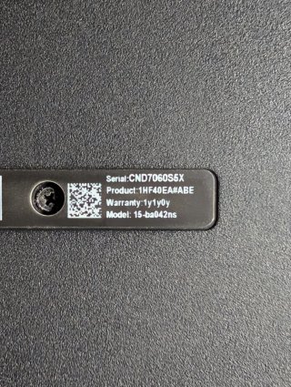 Ordenador portatil HP