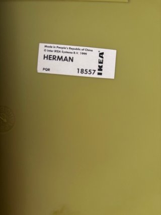 Sillas verdes pistacho Ikea Herman (4 unidades)
