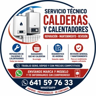 Réparacion calentador y Caldera