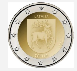 LETONIA 2025 2 Euros Selija