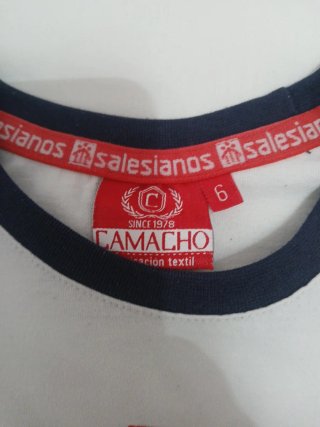 Camiseta uniforme Salesianos talla 6