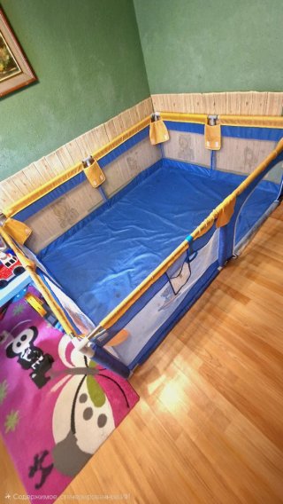 Parque infantil de casa 2×180 para bebés niños 0-3