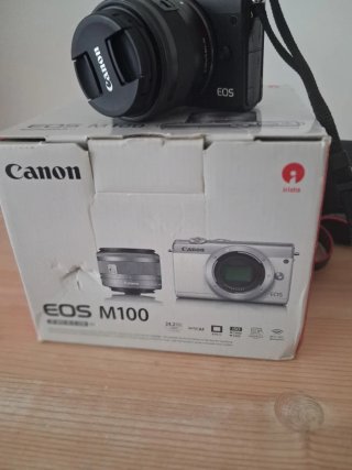 Canon EOS M100 Fotocamera Mirrorless Kit 15-45mm