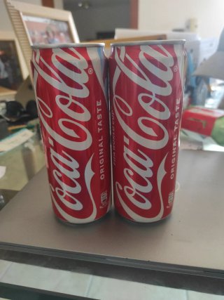 2 Lattine Coca Cola ARG ESP FIFA